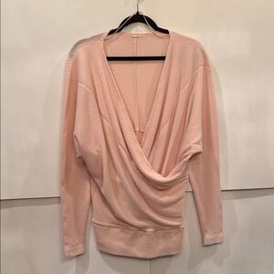 Free People Soft Pink Knit Sweater